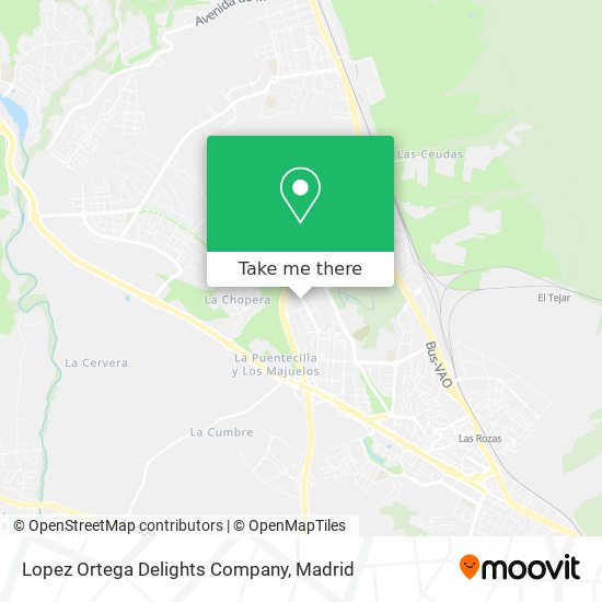 Lopez Ortega Delights Company map