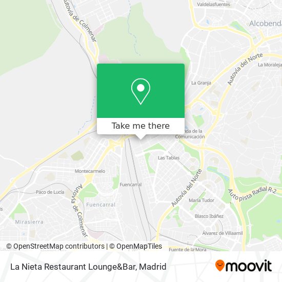 La Nieta Restaurant Lounge&Bar map