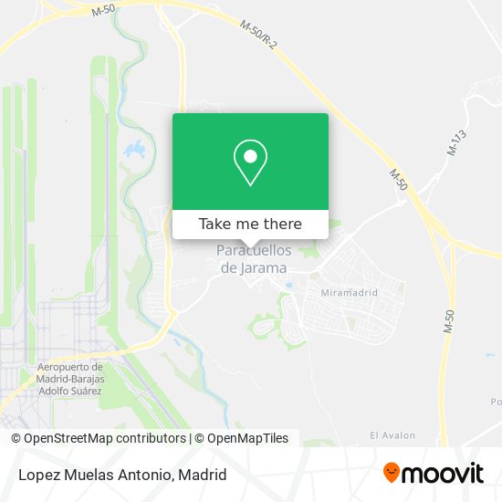 Lopez Muelas Antonio map