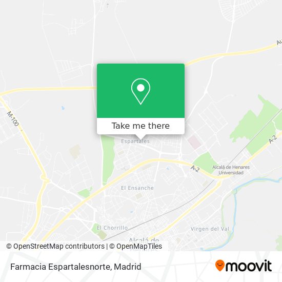 mapa Farmacia Espartalesnorte