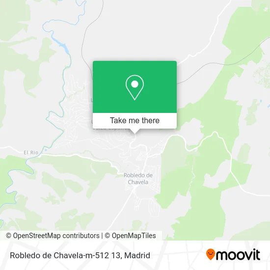 Robledo de Chavela-m-512 13 map