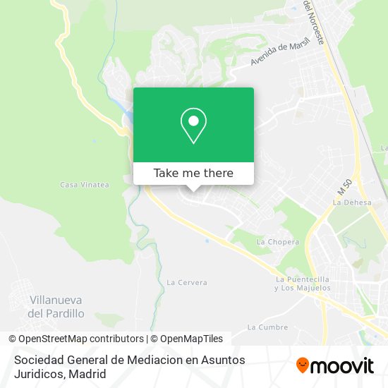 Sociedad General de Mediacion en Asuntos Juridicos map