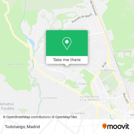 Todotango map