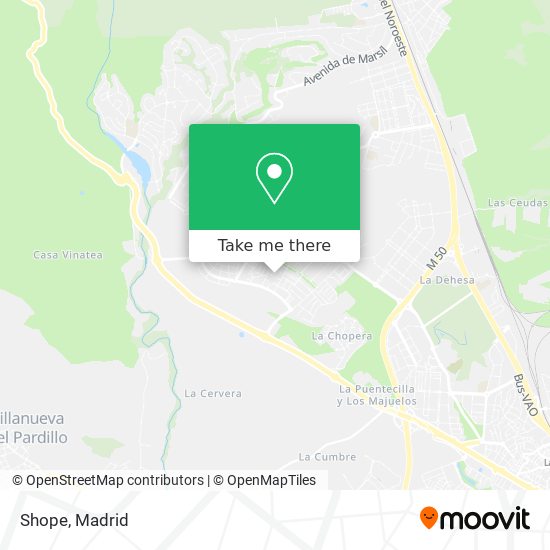 Shope map