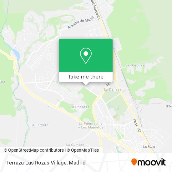 mapa Terraza-Las Rozas Village