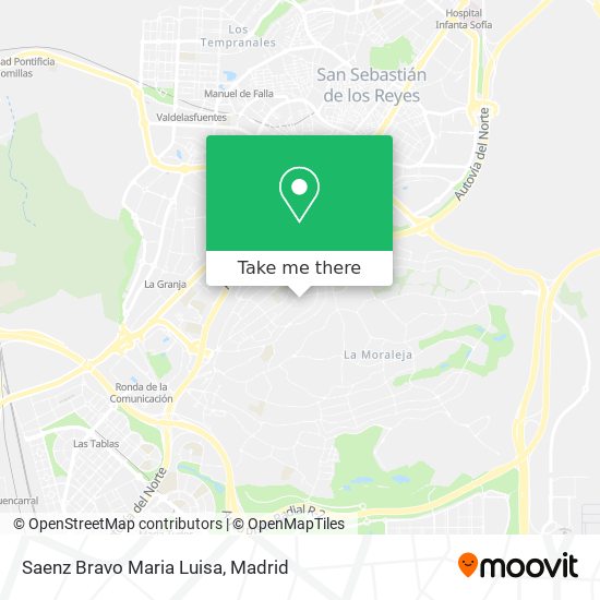 Saenz Bravo Maria Luisa map