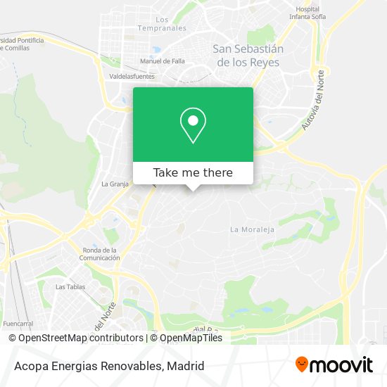 Acopa Energias Renovables map