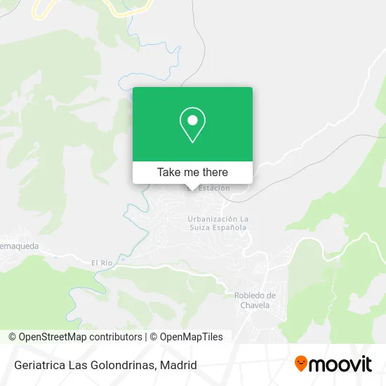 Geriatrica Las Golondrinas map