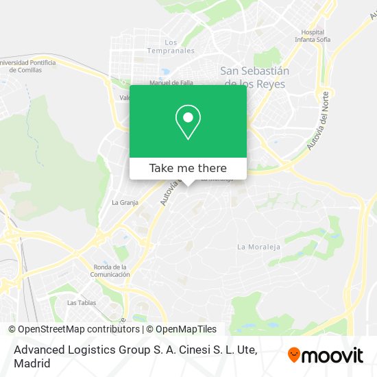 Advanced Logistics Group S. A. Cinesi S. L. Ute map