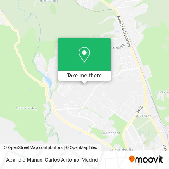 Aparicio Manuel Carlos Antonio map