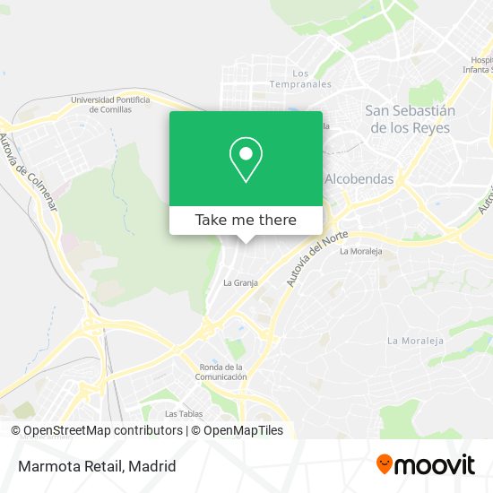 Marmota Retail map