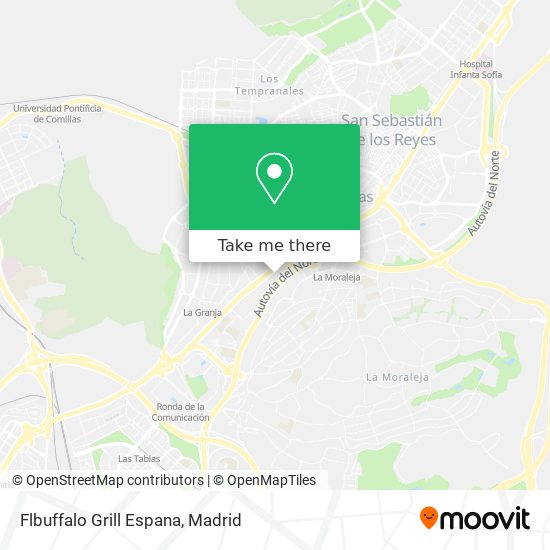 Flbuffalo Grill Espana map