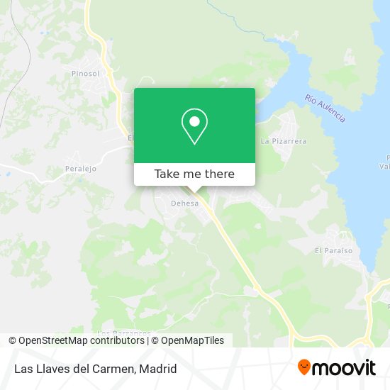 Las Llaves del Carmen map
