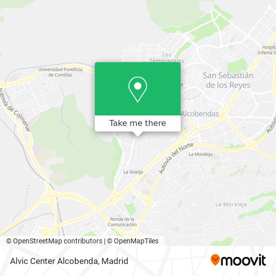 Alvic Center Alcobenda map