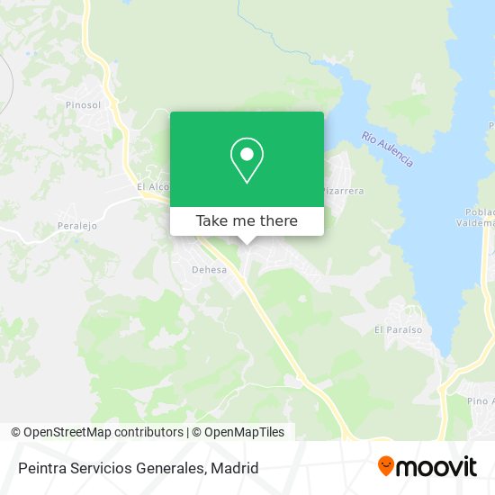 Peintra Servicios Generales map