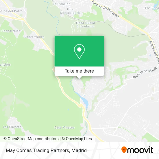 May Comas Trading Partners map
