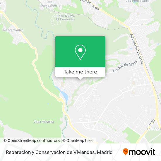 mapa Reparacion y Conservacion de Viviendas