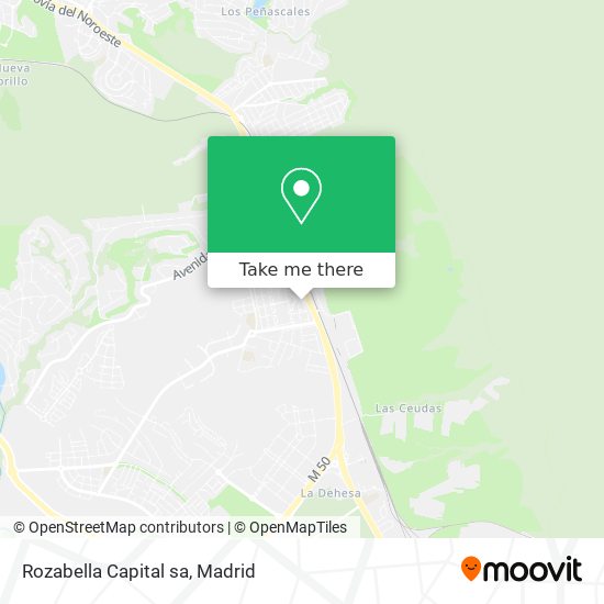 mapa Rozabella Capital sa