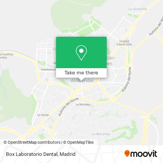 Box Laboratorio Dental map