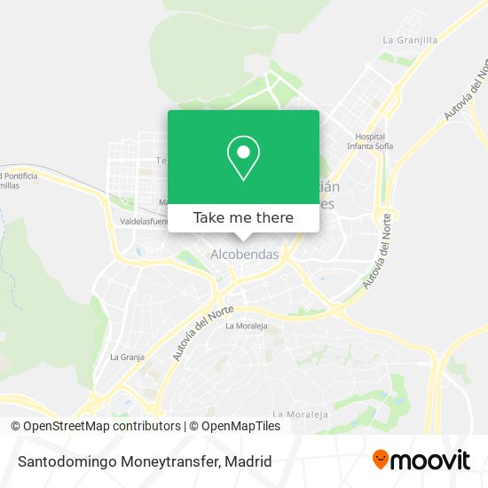 mapa Santodomingo Moneytransfer