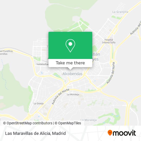 Las Maravillas de Alicia map