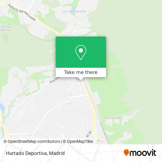 Hurtado Deportiva map