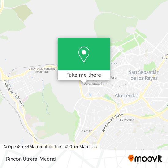 Rincon Utrera map