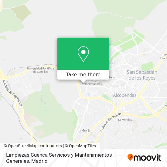 mapa Limpiezas Cuenca Servicios y Mantenimientos Generales