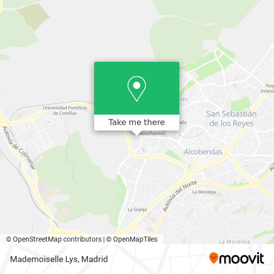 Mademoiselle Lys map