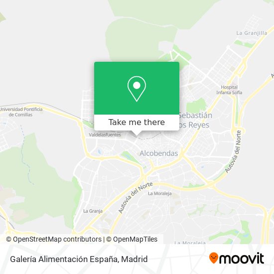 mapa Galería Alimentación España