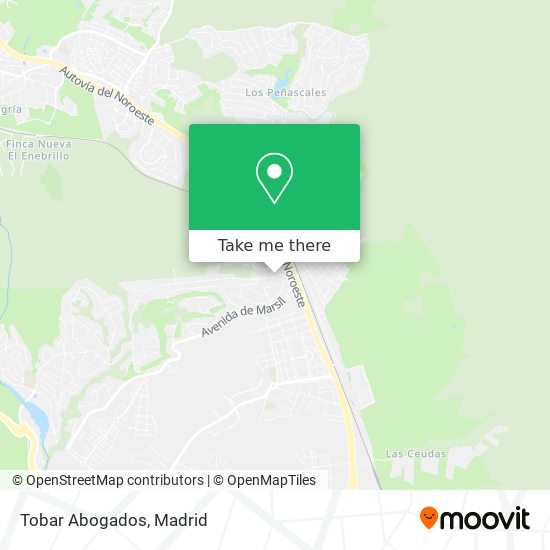 Tobar Abogados map