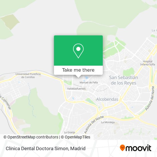 Clínica Dental Doctora Simon map