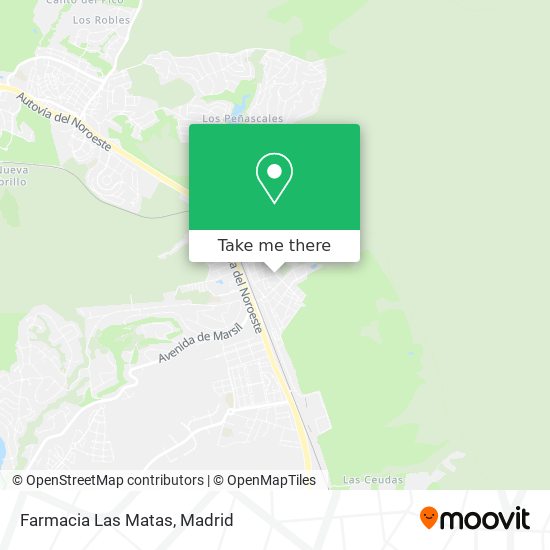 Farmacia Las Matas map