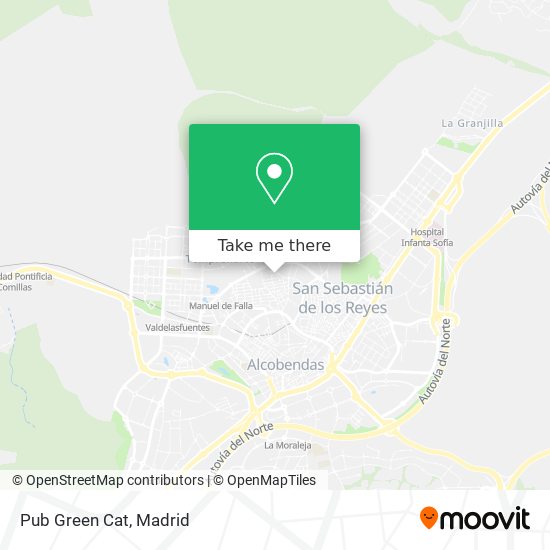 Pub Green Cat map