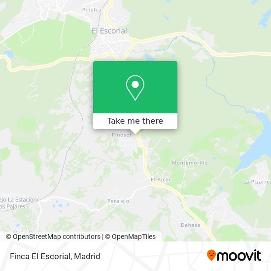Finca El Escorial map