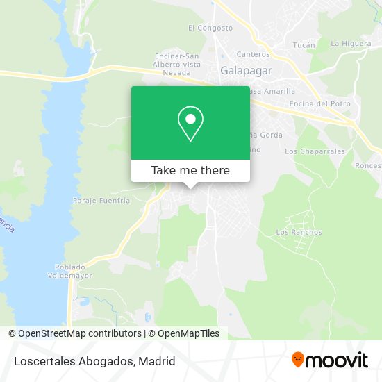 Loscertales Abogados map