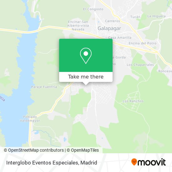 Interglobo Eventos Especiales map