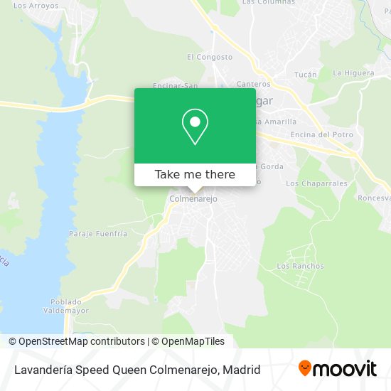 Lavandería Speed Queen Colmenarejo map
