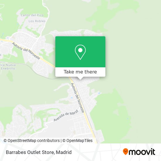 Barrabes Outlet Store map