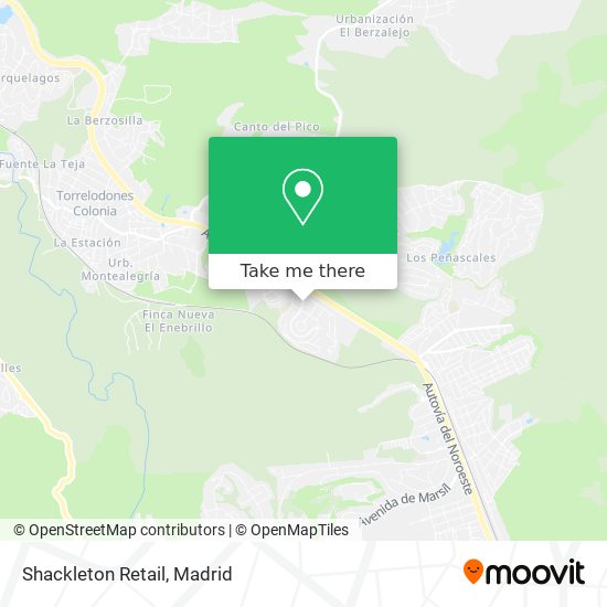 Shackleton Retail map