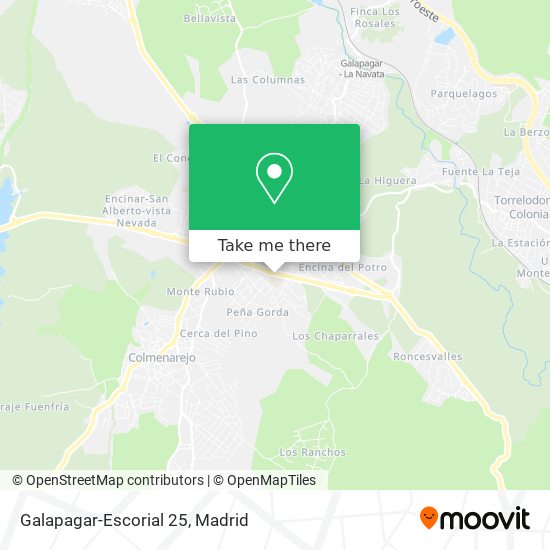 mapa Galapagar-Escorial 25