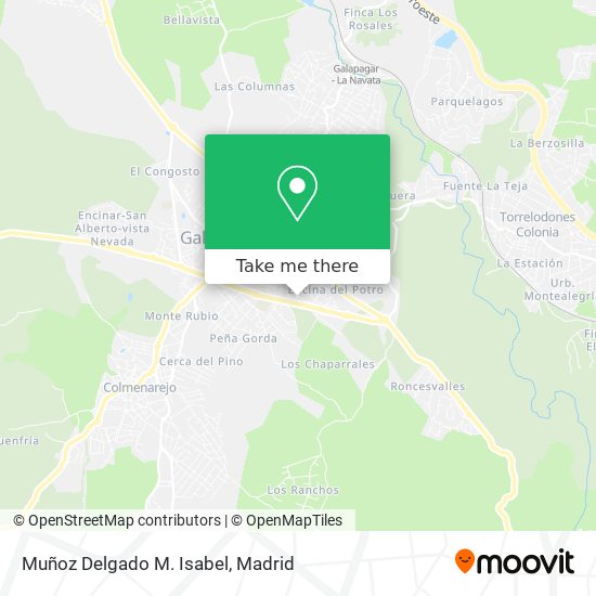 Muñoz Delgado M. Isabel map