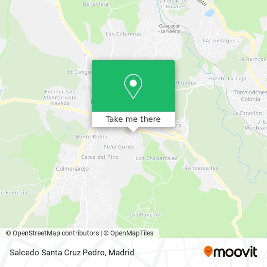 Salcedo Santa Cruz Pedro map