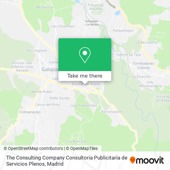 The Consulting Company Consultoria Publicitaria de Servicios Plenos map