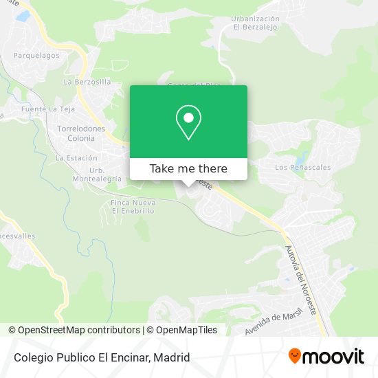 Colegio Publico El Encinar map