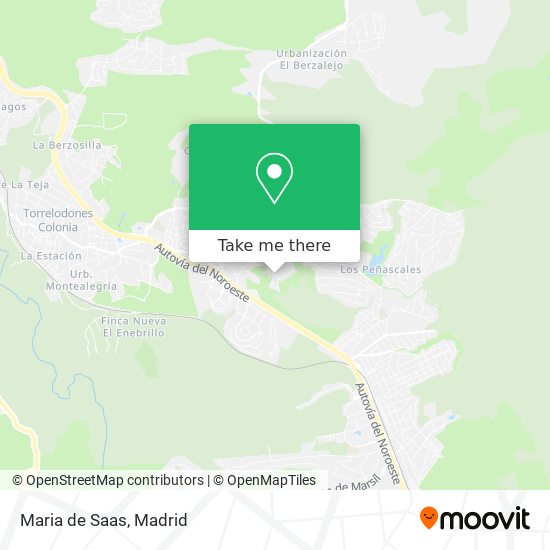 Maria de Saas map