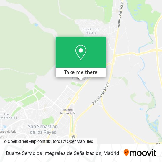 mapa Duarte Servicios Integrales de Señalizacion