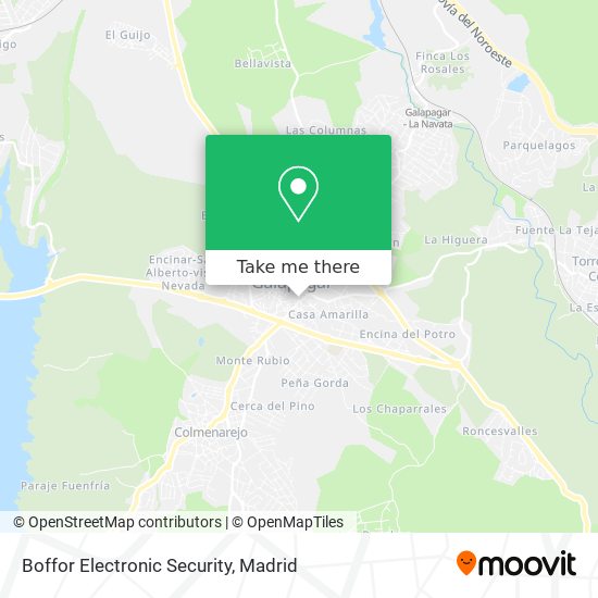 mapa Boffor Electronic Security