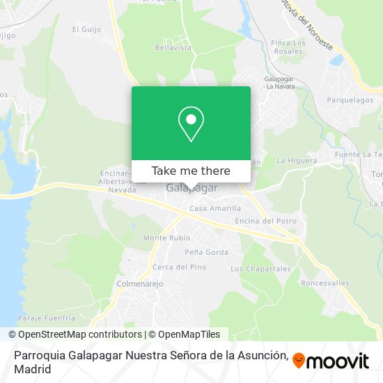 Parroquia Galapagar Nuestra Señora de la Asunción map