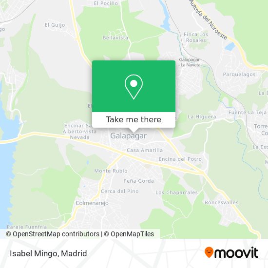 Isabel Mingo map